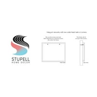 Stupell Industries Arı Güzel Buzz Kapalı Bumble Böcek Mizah Burcu Grafik Sanat Beyaz Çerçeveli Sanat Baskı Duvar