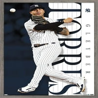New York Yankees-Gleyber Torres Duvar Posteri, 22.375 34 Çerçeveli