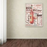 Marka Güzel Sanatlar 'Kırmızı Şarap 2' Jean Plout'tan Tuval Sanatı