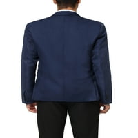 Benzersiz Pazarlık erkek iş Slim Fit Bir Düğme Resmi Blazer