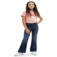 Jordache Girls Patch Cepli Flare Kot Pantolon, Beden 5-18