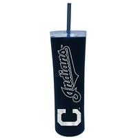 Cleveland Kızılderilileri 18 oz. Takım Renkli Sıska Tumbler