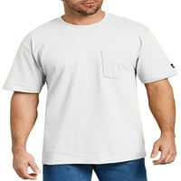 Hakiki Dickies Erkek ve Büyük Erkek Kısa Kollu Hi-Vis Ağır T-Shirt, 2-Pack