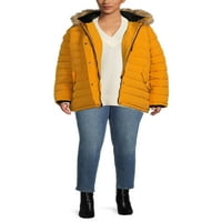 Isviçre Teknoloji kadın ve kadın Artı Bibbed Solarball Kirpi Kapüşonlu Ceket, Boyutları S-3X