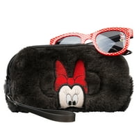 Minnie Mouse Çocuk Güneş Gözlüğü ve Bulanık Kılıf Seti