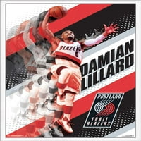 Portland Trail Blazers - Damian Lillard Duvar Posteri, 22.375 34