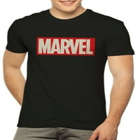 Marvel Logo Erkek ve Büyük Erkek grafikli tişört