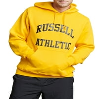 Russell Athletic Erkek Dri-Power İkonik Kemerli Grafik Polar Kapüşonlu Sweatshirt