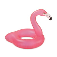 Yaz Dalgaları Aqua Glow Flamingo Yüzme Tüpü Havuz Şamandırası, Çok Renkli, Yetişkinler için, Unisex