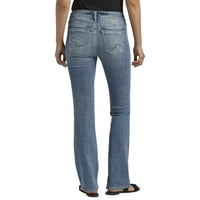 Gümüş Jeans A.Ş. Kadın Suki Orta Rise Bootcut Kot Pantolon, Bel Ölçüleri 24-34