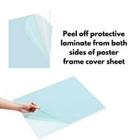Pleksiglas veya Akrilik Cam için Şeffaf, ince, esnek Plastik Levha PET Alternatifi, Paket