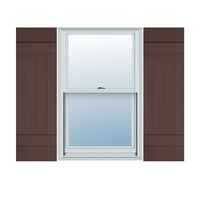 Ekena Millwork 14 W 42 H Ömür Boyu Vinil, Terzilik Dört Tahta Birleştirildi, Tahta-n-Çıta Panjurlar, w Panjur Loks