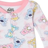Bakım Ayılar Bebek Kız Pijama Battaniye Uyuyan, Boyutları 12 M-24 M