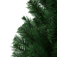 Baner Bahçe 7 'Premium Yapay Kalem PVC Çam Noel Ağacı Metal Standı ile Tatil Sezonu Kapalı Açık, Yeşil