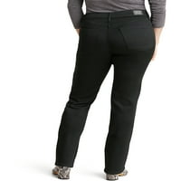 Levi Strauss & Co.'nun imzası. Kadın Modern Orta Katlı Düz Kot Pantolon