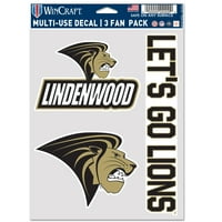 Lindenwood U Lions Prime 5 7.75 Üçlü Çıkartma