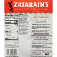 Zatarain'in Dondurulmuş Yemeği - Kirli Pirinç - Sığır Eti ve Domuz Eti, oz Paketlenmiş Yemekler