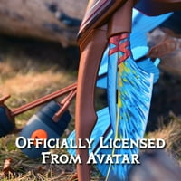 Zıng Disney Avatar Tören Yay ve Ok Okçuluk oyuncak seti ile Çocuklar için Zonic Düdük Oklar