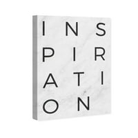Wynwood Stüdyo Tipografi ve Tırnaklar Duvar Sanatı Tuval Baskılar 'İlham Minimalist Mermer Kağıt' İlham Verici Sözler