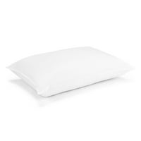 Büyük Uyku Polyester Peluş Antimikrobiyal Çok Pozisyonlu Uyuyan Orta Yatak Yastık, Kraliçe, Beyaz