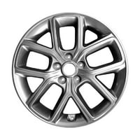 Kai 7. Yenilenmiş OEM Alüminyum Alaşımlı Jant, Tamamı Grimsi Parlak Hiper Gümüş Boyalı, Fits - Hyundai Sonata