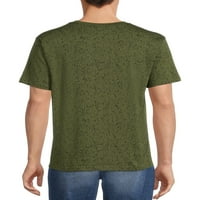Tony Şahin erkek Sıçramak Boya Şahin Logo T-Shirt, Boyutları S-XL