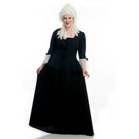 Cadılar Bayramı Martha Washington Sömürge Artı Yetişkin Kostüm