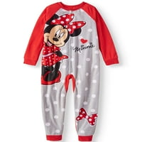 Kızların Minnie Mouse Onesie Pijama Uyku Tulumu