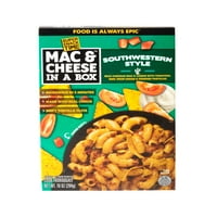 Kutuda Süper Atıştırmalık Zamanı Mac ve Peynir, Güneybatı Tarzı, oz