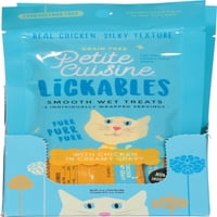 Petite Cuisine Lickables Kremalı Soslu Tavuklu Pürüzsüz Islak Kedi İkramları - oz. kese