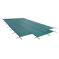 Mavi Dalga 18 Yıllık Ağ 16-ft 32-ft Yer İçi Havuz Güvenlik Kapağı w 4-ft 8-ft Orta Basamak - Yeşil