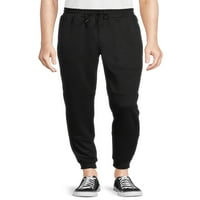 Kaynaklı Açılı Cepli Tahari Erkek Polar Joggers