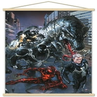 Marvel Çizgi Romanları - Venom - Manyetik Çerçeveli Triptik Duvar Posteri, 22.375 34