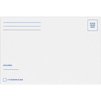 LUXPaper Genel IRS Eyalet Kitapçığı Zarfları, Parlak Beyaz, 1000 Paket