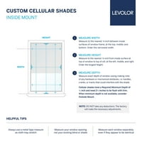 Custom Essentials Koleksiyonu, kablosuz ışık filtreleme hücresel gölge, açık gri, 1 8 Genişlik 48 Uzunluk