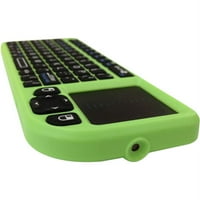Fare Dokunmatik Yüzeyli Mini Kablosuz Klavye, Yeşil