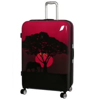 bu bagaj Parlaklık Set Günbatımı Ağacı Baskı
