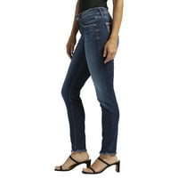 Gümüş Jeans A.Ş. Kadın Suki Orta Rise Skinny Jeans, Bel Ölçüleri 24-34