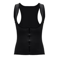 Kadınlar seksi korseler fermuar Cincher korse şekillendirici spor zayıflama Shapewear