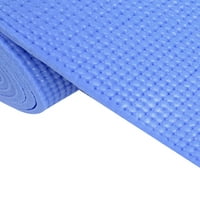 0. Kalın Kaymaz Sünger Yoga Mat Fitness Egzersiz Mavi