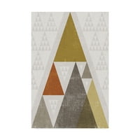 Michael Mullan'dan 'Mod Triangles III Retro' Marka Güzel Sanatlar Tuval Sanatı