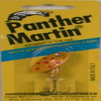 Panter Martin Benekli Spinner Cazibesi, Benekli Sarı, Ons, Spinnerbaits