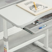 Irene Inevent çalışma masası ve Sandalye Seti Çocuk yazı Masası tilt Masaüstü Pull-Out Çekmece Ayarlanabilir Mobilya