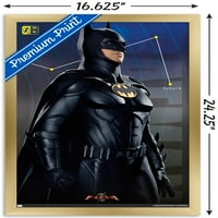 Çizgi roman Filmi Flash-Batman Triptik Duvar Posteri, 14.725 22.375 Çerçeveli