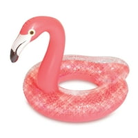 Oyun Günü Şişme Glitter Flamingo Tüp Havuz Şamandıra