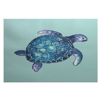 tasarım gereği Deniz Kaplumbağası Kapalı Açık Halı koştu