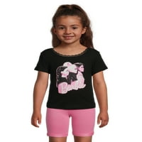Barbie Kız Grafik Tişört, 4-18 Beden