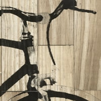 Masterpiece Sanat Galerisi Sabit Vites bisiklet ışığı Paperplateİnc Tuval sanat baskı 22 28