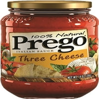 Campbells Prego Üç Peynirli makarna Sosu İnduvial Cam Şişe 14oz Süt İçerir