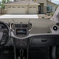 Dash Tasarımlar Dashte Gri Özel Fit Dash Kapak Uyar: 15-Chevrolet Colorado W O İleri Çarpışma Uyarısı